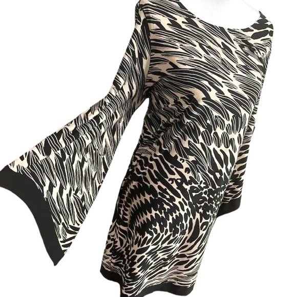 M by Marc Bouwer Career Bell Sleeves Stretchy Shift Dress - size L - Picture 4 of 15